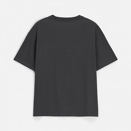 Футболка унисекс Durington, темно-серая (графит)