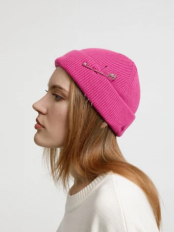 Шапка Pricker, розовая (малиновая)
