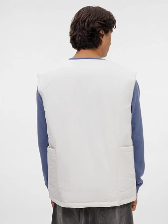 Жилет унисекс Veter, молочно-белый