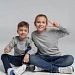 Свитшот детский Toima Kids 2.0, серый меланж