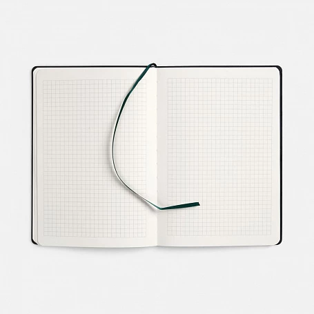 Блокнот Verso в клетку, зеленый, ver.2