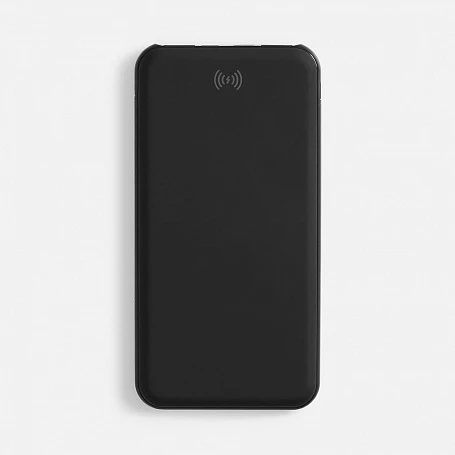 Аккумулятор с беспроводной зарядкой All Day Wireless, 10000 мАч, черный