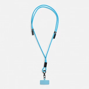 Кабель-ланьярд energyFlex Power Delivery 60 Вт, голубой