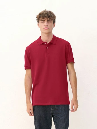 Рубашка поло унисекс Pacific, светло-розовая