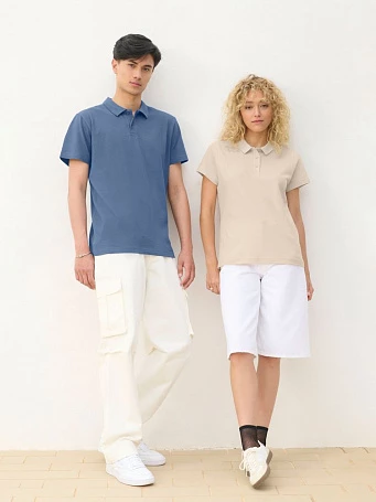 Рубашка поло женская Pulse Women, молочно-белая