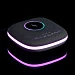 Bluetooth-колонка с беспроводной зарядкой и подсветкой Terrafonic, серая
