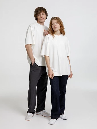 Футболка оверсайз унисекс Lavinia, белая