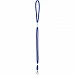 Шнурок для бейджа Tube Metal, синий