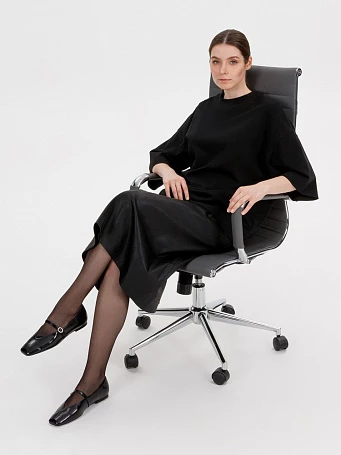 Футболка оверсайз Big Boss, черная