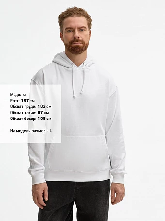 Худи унисекс Condor, молочно-белое