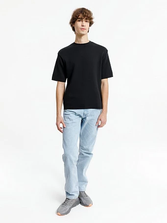 Джемпер с коротким рукавом Siluetti Volumica, черный