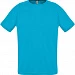 Футболка унисекс Sporty 140, бирюзовая