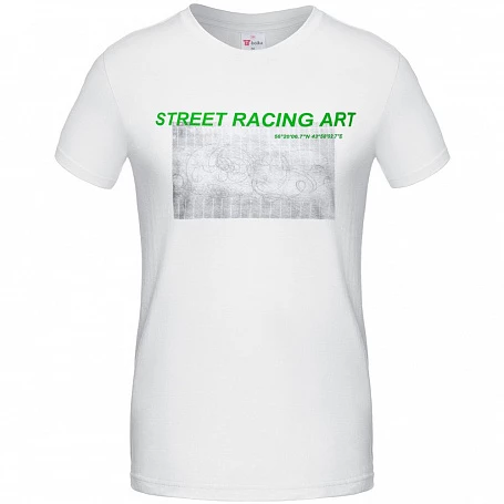 Футболка Street Racing Art, белая