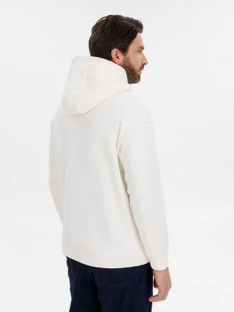 Худи оверсайз унисекс Snuggie, молочно-белое