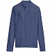 Рубашка поло унисекс с длинным рукавом Pacific LSL, синяя (джинс)