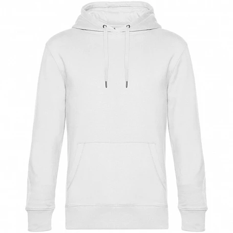 Толстовка с капюшоном унисекс King, белая