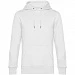 Толстовка с капюшоном унисекс King, белая