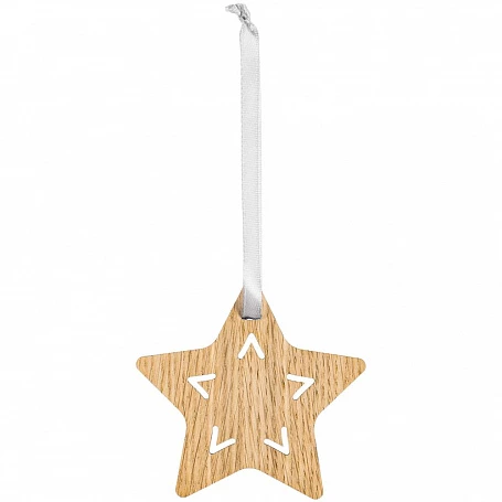 Деревянная подвеска Christmate, звезда