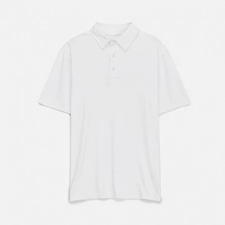 Рубашка поло унисекс Senti, белая