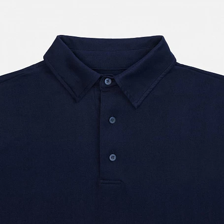 Рубашка поло унисекс Senti, темно-синяя
