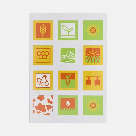 Стикерпак UV-DTF Industry, сельское хозяйство