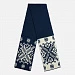 Шарф Wintertude M, синий с белым