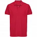 Рубашка поло унисекс Pacific, красная