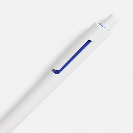 Ручка шариковая Dominanta, белая с темно-синим