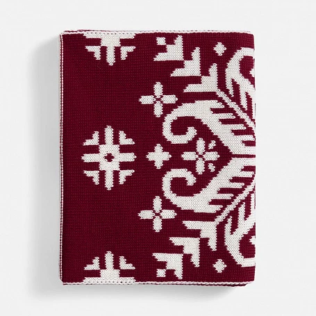 Шарф Wintertude L, красный с белым