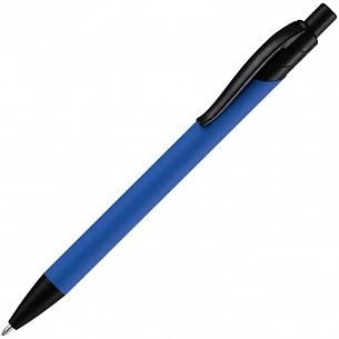 Ручка шариковая Undertone Black Soft Touch, ярко-синяя