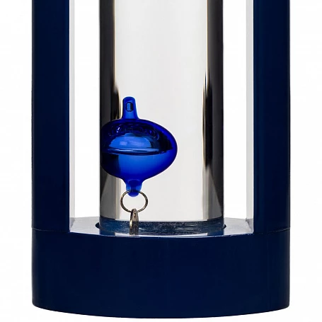 Термометр «Галилео» в деревянном корпусе, синий