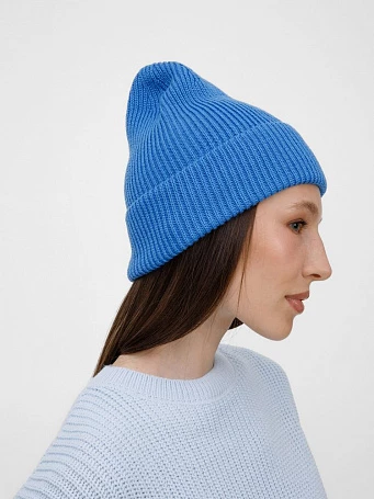 Шапка Nobilis Mono, ярко-синяя