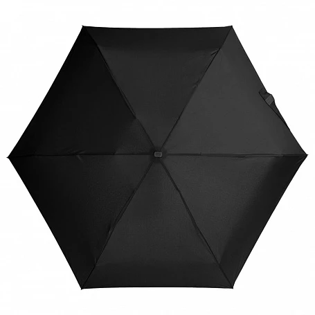 Зонт складной Five, черный, без футляра