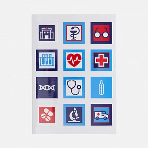 Стикерпак UV-DTF Industry, медицина