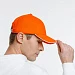 Бейсболка Spiker, оранжевая с белым