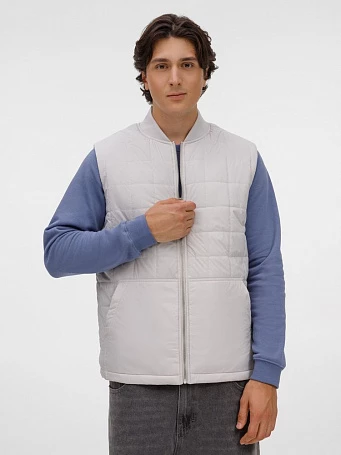Жилет унисекс Warmbridge, светло-серый