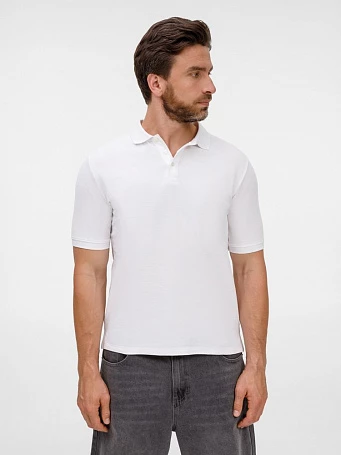 Рубашка поло унисекс Upswing, белая