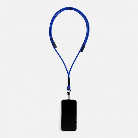 Кабель-ланьярд energyFlex Power Delivery 60 Вт, темно-синий