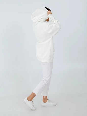 Худи Kulonga Oversize, молочно-белое