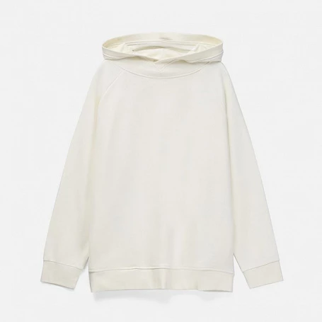 Худи унисекс H5, молочно-белое