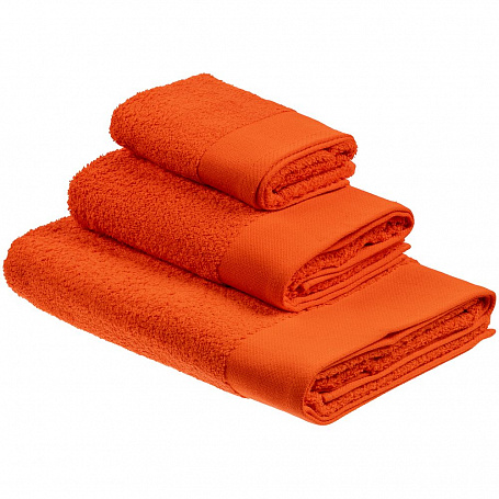 Полотенце Odelle, большое, оранжевое