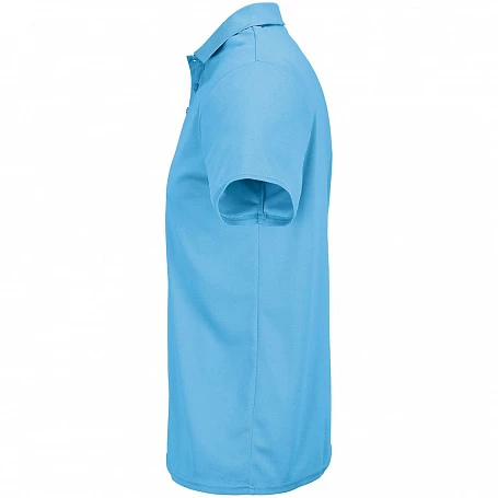 Рубашка поло унисекс Pitcher, ярко-бирюзовая