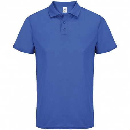 Рубашка поло унисекс Pitcher, ярко-синяя (royal)