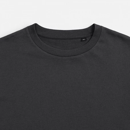 Футболка унисекс Durington, темно-серая (графит)