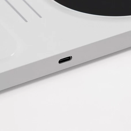 Беспроводное зарядное устройство с подогревом кружки Hot Task, белое