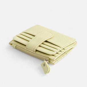 Картхолдер на молнии Unison, светло-зеленый