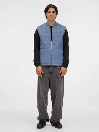 Жилет унисекс Warmbridge, синий (джинс)