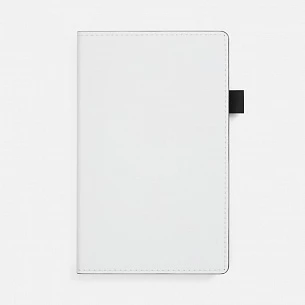 Ежедневник White Shall, недатированный, бело-черный