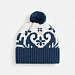 Шапка Wintertude, синяя с белым