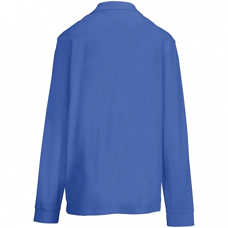 Рубашка поло унисекс с длинным рукавом Pacific LSL, ярко-синяя (royal)